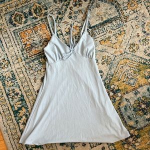 Light blue babydoll dress